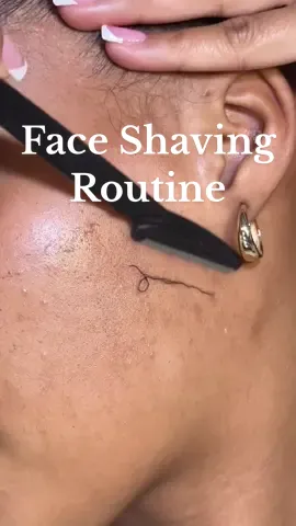 Face shaving routine! My face always looks super glowy after🥰 Here are a few of the benefits: ✨ Removes dead skin cells ✨ Reveals a fresh and bright complexion  ✨ Smoother Makeup Application Toner: @Fenty Skin Fat water 💦 #faceshaving #skincare #fentyskin 