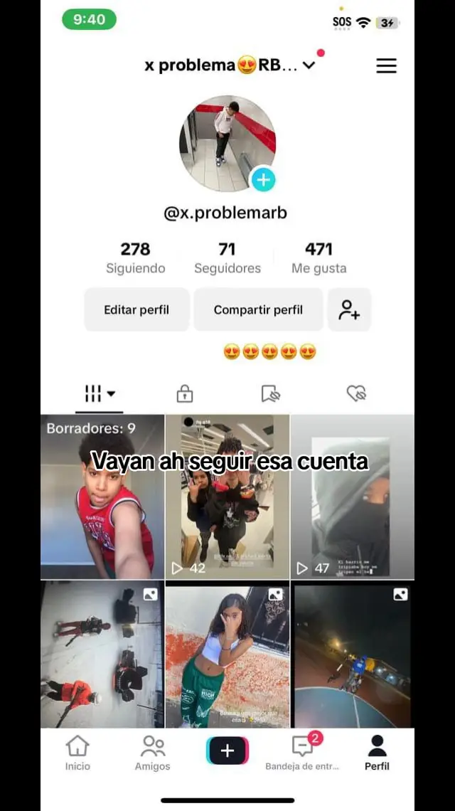 Vayan ah seguir al loco@x problema😍RB😈 