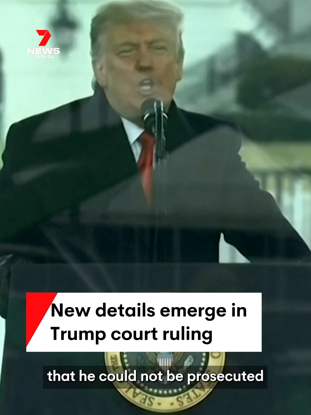 A court has ruled Donald Trump will not be granted Presidential immunity from federal charges that he plotted to overturn the results of the 2020 election. #trump #donaldtrump #2024election #election2024 #7NEWS