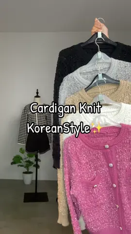 Cardigan kece korean style #cardigan #cardiganrajut #koreanstyle #fyp #inspooutfit #knitpremium 