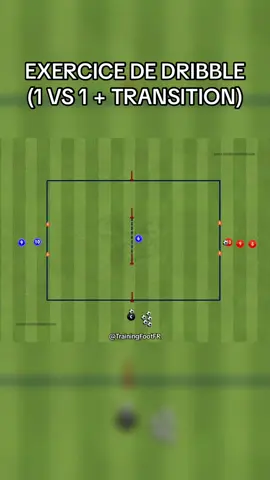 Exercice technique (dribble) 1 vs 1 + transition 👟⚽️ #football #footballchallenge #footballtiktok #futbol #fotball #footballvideo #footballedit #footbal #footballplayer #footballtogether #futbol⚽️ #foot #footballl #footballer 