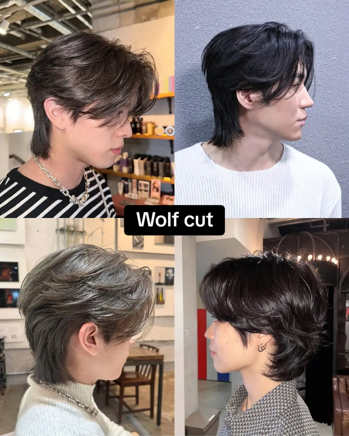 wolf cut🔥🔥 #gayarambut #gayarambutcowok #wolfcut 