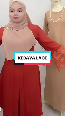 Nak nampak lawaa raya nanti pat grab kebaya lace ni sbelum colour cantik2 habis #bajumurah #bajukurungmurah #kurungironless #kurungraya2024 #kebayamurah #kebayalace 