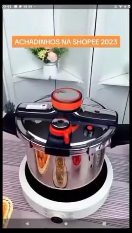 Confira Panela De Pressão , 6,3-Quart Cozinha Adequada Para Indução E Fogão , 304 Trem De Aço Inoxidável Com Tampa De Fácil Abertura Fecho , Design De Válvula De Segurança Tripla com 6% de desconto! Somente R$783,02. compre agora! ⚠️ Link na BIO ⚠️#cozinhatiktok #organizarcozinha 