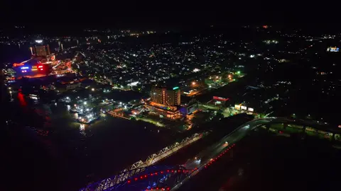 Tidur sudah, lagi mikirin apa si? #samarinda #midnight #dronevideo 