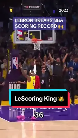 #OnThisDay in 2023, LeBron James became the #ScoringKing 👑 #NBA #LeBron 