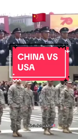 CHINA vs USA Military parades 🤦🏻‍♂️ #china #usa #funny #parade #military #trucking #kevindatrucker 