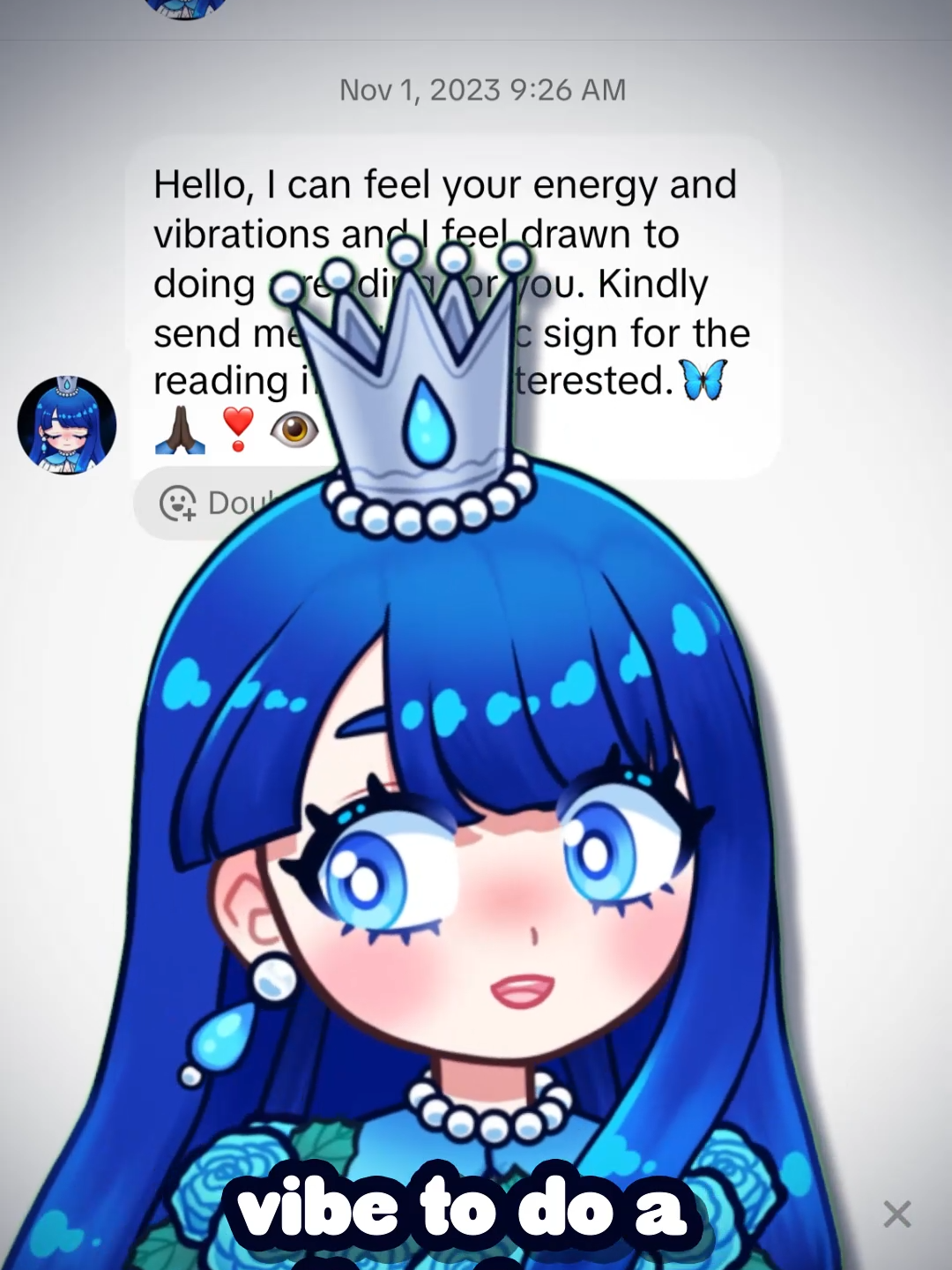 Please be safe and check the username!! Unfortunately my reports do nothing to these accounts. I'm really sorry, all I can do is warn you. 💙 #vtuber #scammeralert #tarot