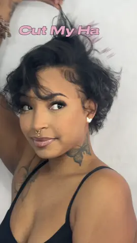 FINALLY! Use this as a sign to CUT YOUR HAIR! I feel so free child..i dont regret a thing🤗 Im very much still going to be doing my wigs but my real hair needed a fresh start🥰 Come back for PART 2 to watch me style this cut💓 #bigchop #hair #bigchopjourney #haircut #pixiecut #pixiehaircut #pixiehair #shortcut #shorthair 