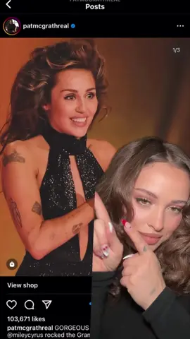 HOW-TO ⭐️ @Miley Cyrus’s GILDED #Grammys moment by #MUA #JamesKaliardos ⭐️ Get Miley’s look NOW on TikTok Shop