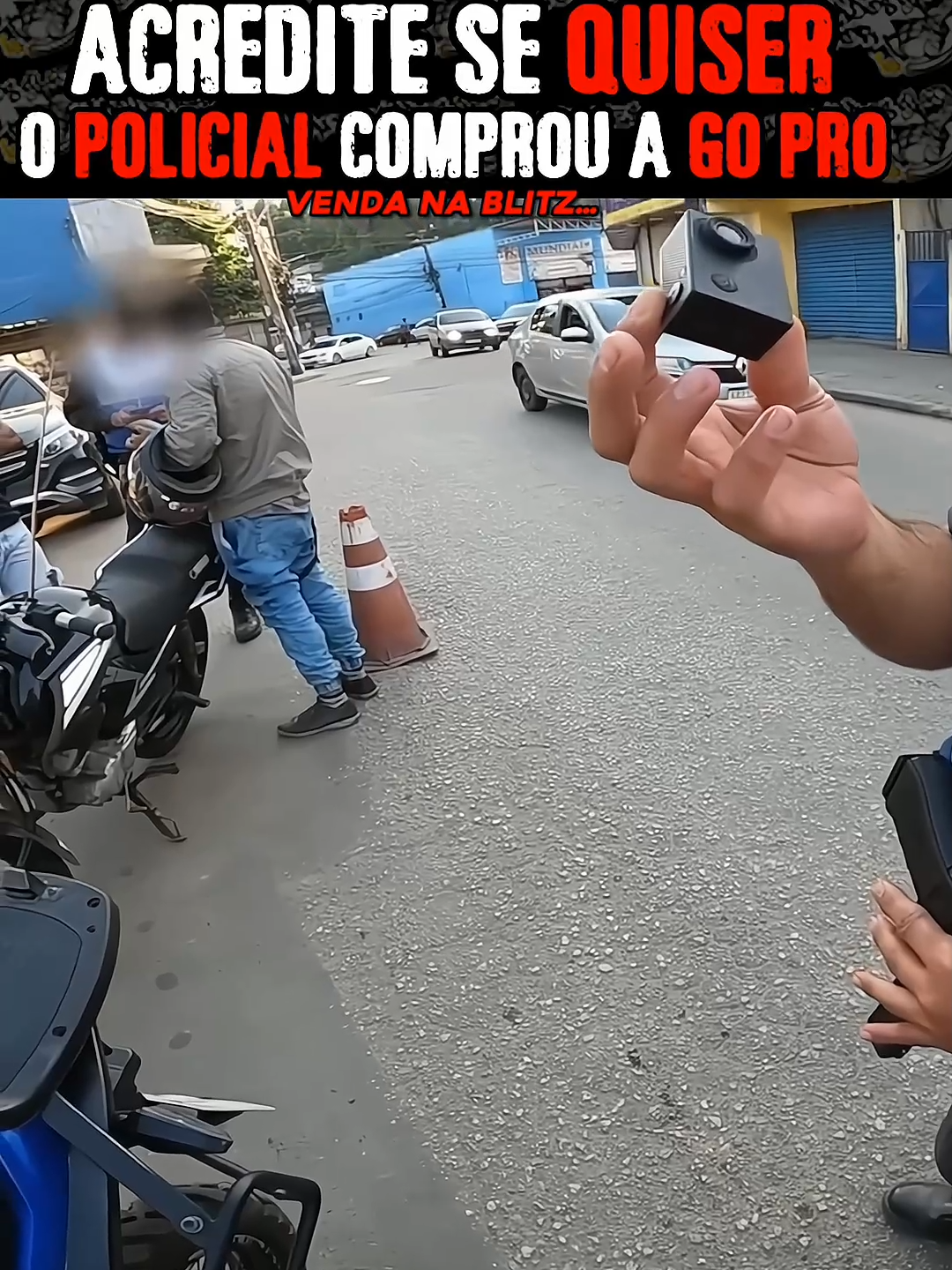 O POLICIAL COMPROU A GO PRO DEPOIS DA BLITZ #GOPRO #ENTREGADOR #MOTOVLOG #PMRJ #abordagempolicial #viralvideo