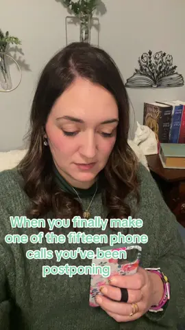 #procrastination #anxiety #phonecall #BookTok #bookish #fyp 