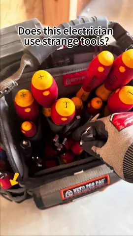 Are electricians with more tools better skilled?#electriciantools #electricianlife #electrictools #tools #wiretwisting #wirestripper #electriciansoftiktok #wiretwister #twistwire #electric #electrician #electrical #wire #wirestrip 