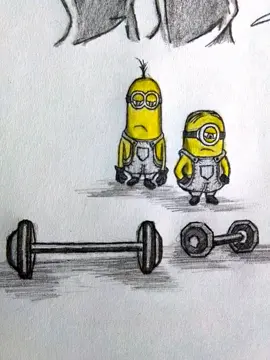 Minioooooons☠️ #minions #minionssquad💫 #minion #animation #cartoon #cartoonnetwork #dispicableme #muscle #muscleup #muscleart #muscleartgym #workoutmotivation #motivation #motivationalvideo #gym #GymTok #gymmotivation #gymrat #bros #broski #boys #transformation #transformationchallenge #art #artist #artistsoftiktok #sketch #sketchbook #drawing #drawingchallenge #color #colorart #pencil #pencilart #pencildrawing 