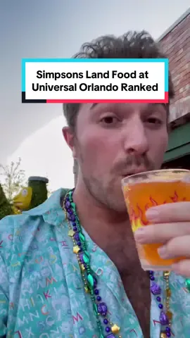 all the food spots at springfield home of the simpsons in universal orlando, ranked.  #thesimpsons #universalorlando #themepark #universalstudios #foodreview #foodtiktok #simpsonsfan #universalstudiosfood 