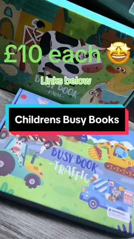 Introduce your children to visual perception, recognition and memory challenges with these Busy Books @H2BToys #busybooks #toddleractivities #mumtok #toddlertok #tiktokmademebuyit #parentsoftiktok #mumcontent #motherhood 