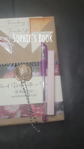 Thank you so much Sophie!! #books #BookTok #romance #thankyou #oliversenchantedbooks #blinddatewithabook 