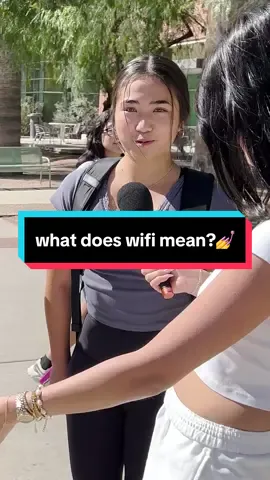 what does wifi stand for?✋✨ #fyp #foryou 