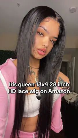 @Irisqueenhair_amazon 28inch straight hd lace frontal wig pre plucked, melted perfectly by @Jae Bae 🧚🏽‍♀️🤍 !! 