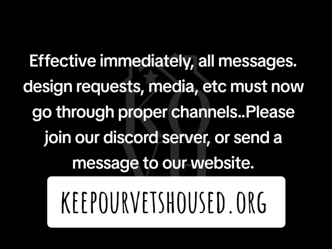 DMs are now off, please contact us through our discord server, website, or fb messenger...watch for the update on the amazing KOVH officers, who are taking the reins so I can get back to creating on lives #fyp @Francisco707805 @Chaplin Pappy KOVH @Nancy_KOVH @ᗷ∈⊂⊂Ꭿ @Skullz8 