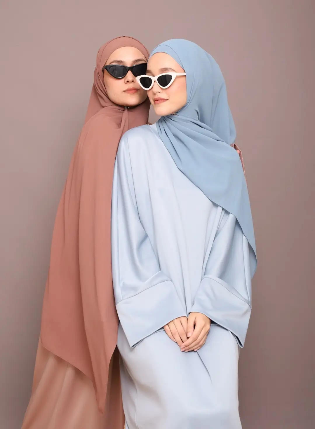 NEW DROP 💫 Please welcome our new babies, Ice Blue and Cinnamon Brown. Snatch these colours soon before it runs out! No restocks this time 🤝🏻 Get it on TikTokShop! #abaya