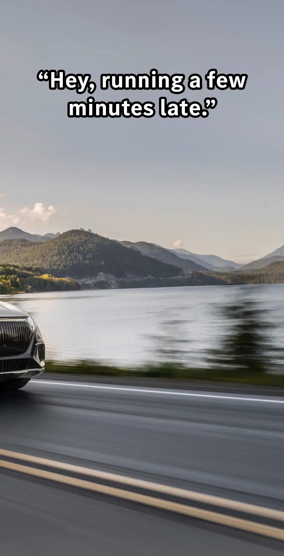 When you’re too busy riding in the back of a Mercedes-Maybach EQS SUV…  #mercedes #maybach #eqs #suv #roadtrip #fyp 