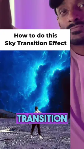 How to do this cool Sky Video Transition Effect using your phone and the free capcut app. Download a free stock galaxy video from Pixabay.com  #tutorial #transition #vfx 