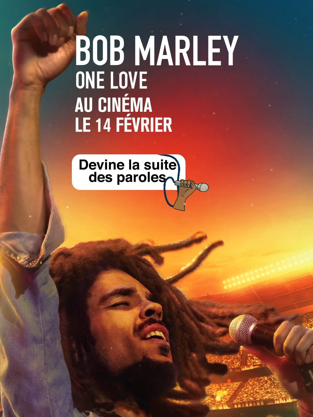 Indice : c'est un mot en 7️⃣ lettres ! #BobMarleyLeFilm #OneLove #Karaoke