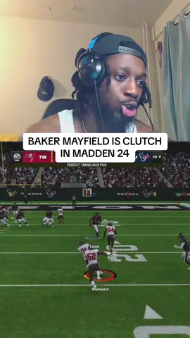 Baker Isnt Baddd #royszn_ #Madden24 #bakermayfield #tampabaybuccaneers #mikeevans #madden #maddenclips #fypシ #viral 