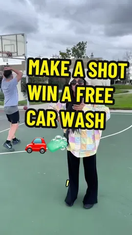Pulling up to random parks to see who can make a shot for a FREE CAR DETAIL?! ON MEEE👀🧼🫶🏽 #basketball #challenge #cardetailing #cars #carwash 