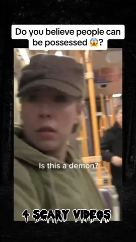 Do you believe people can be possessed 😱? #scary #horror #mystery #scaryvideos #hauntedtiktok #scarytiktoks #creepy #horrortok 