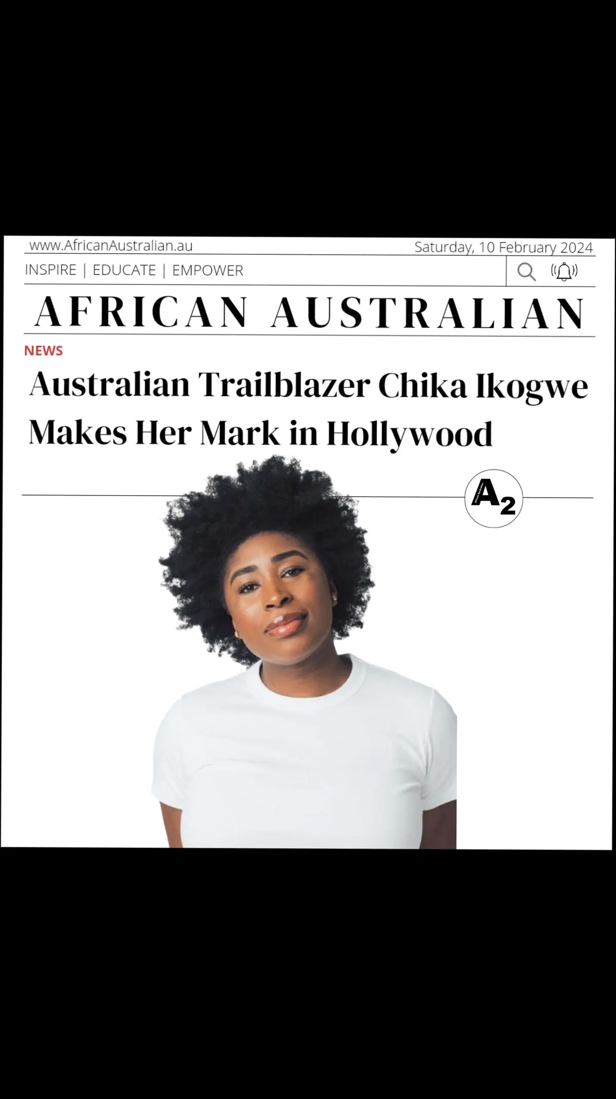 Australian cinema is buzzing with excitement as Chika Ikogwe @chikathat , the Nigerian-Australian dynamo known for her riveting performance in 