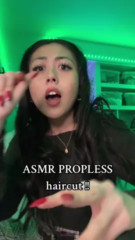 Asmr PROPLESS haircut #asmr #fastasmr #fastandaggressiveasmr #chaoticasmr #asmrhaircut 