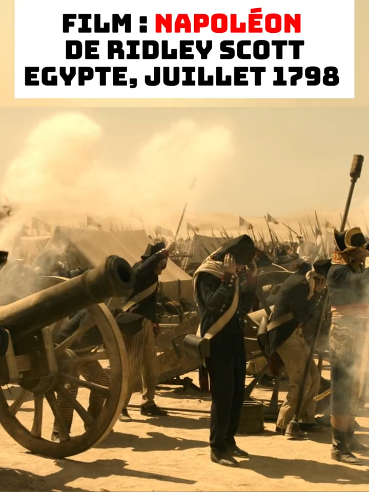 Napoléon Bonaparte a-t-il bombardé les pyramides d'Egypte ?  #Napoleon #ridleyscott #1798 #Egypte #pyramids #mamelouks #bataille #embabeh