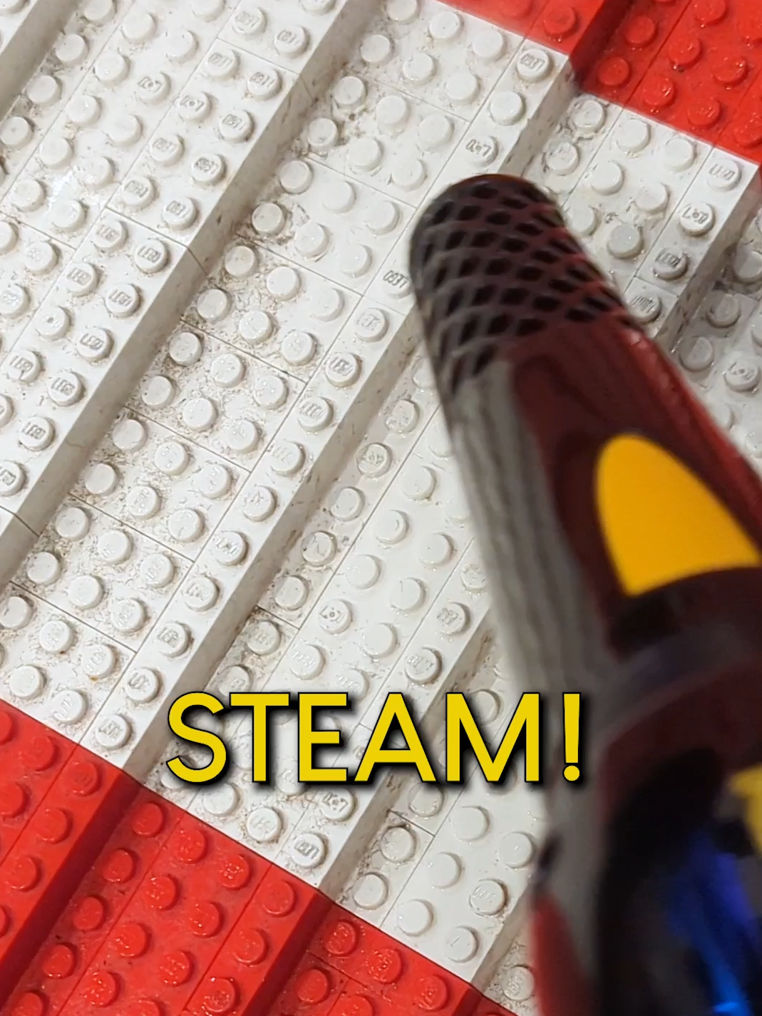 Steam Cleaning LEGO #lego #legos #legotiktok #legotiktoker #legoland #afol #legomoc #mastermodelbuilder #legofan #legocar #legobuild #toys #legotoys