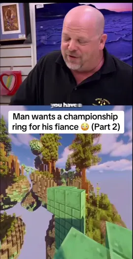 Strange man wants a sports championship ring for his fiancée😳#fyp #entertainment #pawnshop #pawnstarsricksharrison 