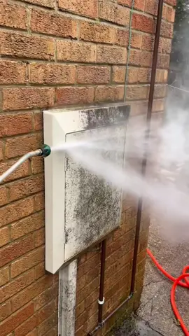 Oddly satisfying pressure washing 🚿 #oddlysatisfying #satisfying #pressurewashing #fyp 