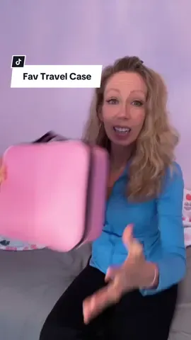 This travel case is EVERYTHING!  It’s sturdy and it’s just the right size! Absolutely love it!  You can put cosmetics in it along with personal care products, jewelry, hair products and more! Quality is 10/10!  #stacklettes #travelcase #makeupcase #travellife #traveltok #TikTokShopValentinesDay  