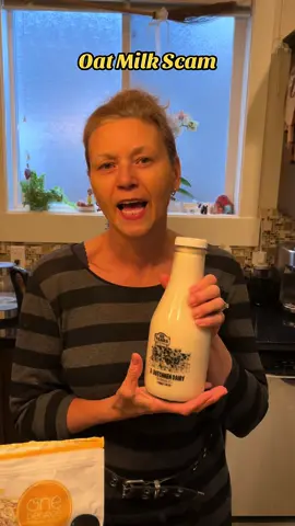 I’m NEVER buying Oat Milk again! The price is a total SCAM!! I can show you how to make it yourself in 2 min at home.  Costs less than $0.50/litre and saves you $5-$6 every time! #oatmilk #oatmilkrecipe #savemoney #savemoneytips #makeitathome #cooking #EasyRecipe 