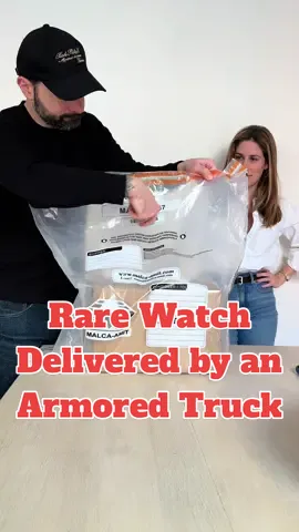 Big watch delivery from an armored truck. Me and Zoe picked up yet another rare watch and we’ll unbox it for you right now. #watchtok #watchdealer #rarewatch #patekphilippe #unboxing #cartier #cartiercrash 