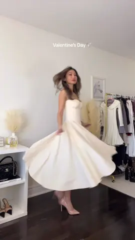 twirling everywhere i go 🤍🕊️ #ValentinesDay #dress #houseofcb 