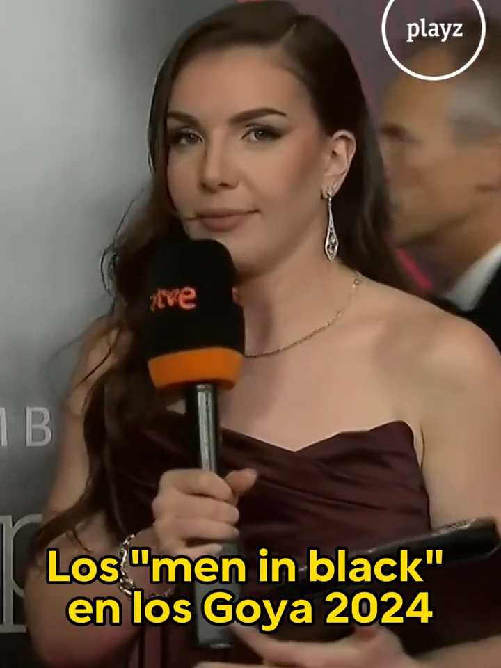 Los men in black tampoco se podían perder los Goya #CineEnTikTok #Goyas2024 #BackstagePlayz