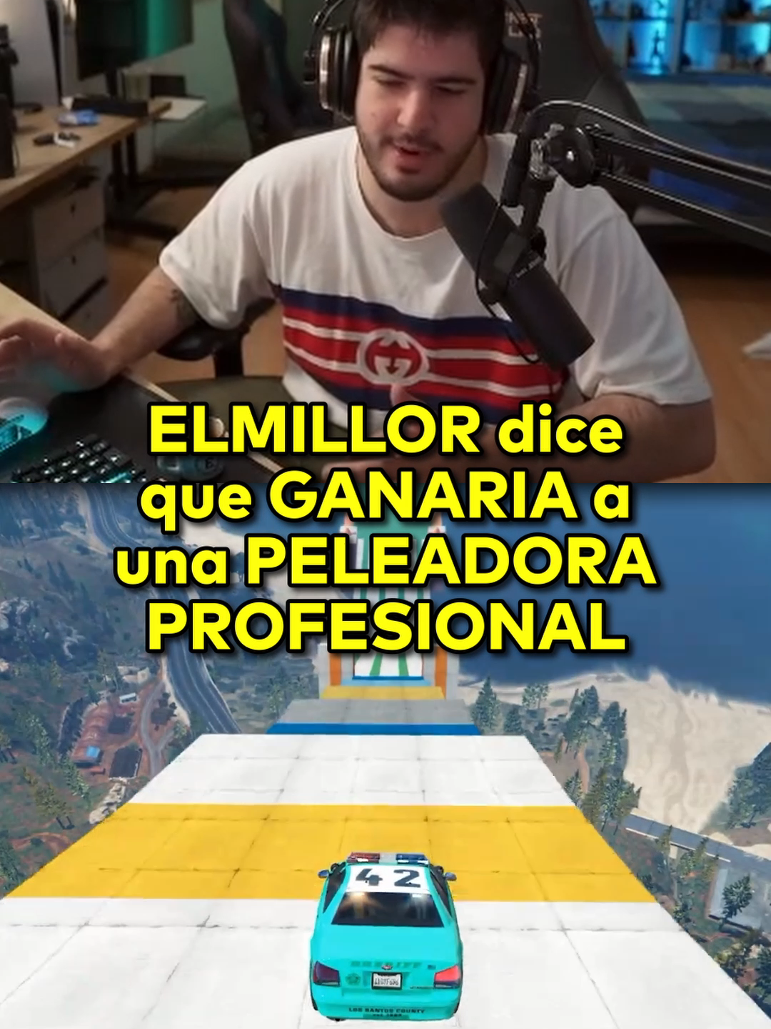 ELMILLOR dice que GANARIA a una PELEADORA PROFESIONAL #elmillor #twitch #fyp #parati