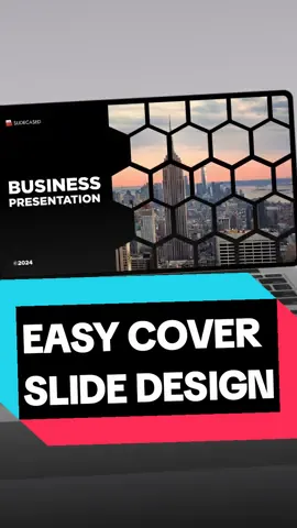 Easy cover slide design. #powerpoint #powerpointtutorial #ppt #design #student 