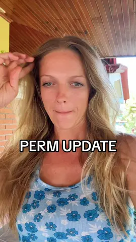 PERM UPDATE… showing you some pics of the stages of my perm over the last year and a bit. I got my perm in Nov 22, so it has been just over a year. Being in Costa Rica with the heat and humidity definitely made my perm drop quicker… mix that with the fact its TOO HOT to care about doing my hair 🤣 for the first 6 months… it was tied up. And I didn’t want to put lots of products with chemicals in on my hair so I just let it do it’s thing tbh. I know I need a cut and a colour but I dont want to get my hair done out here incase it goes wrong. They don’t typically deal with my type of hair (blonde and thin)  and when it comes to bleach and highlights….. im not risking it 🤣🤣 but when I get back to the UK…. I feel a change a coming 🤣👀🫣 #permupdate #perm #blondeperm #thehannistons 