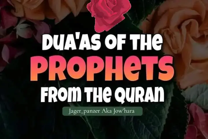 Dua's of the Prophets from the Qur'an. #selfreminderislamic 