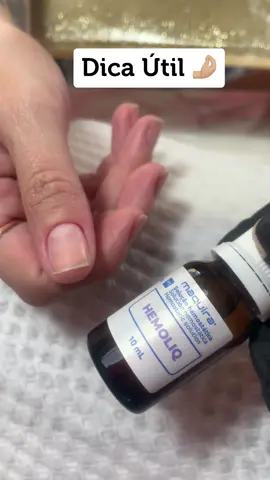 Dica Maravilhosa gente procurem por HEMOLIQ no mercado livre ou shopee que vocês vão achar com facilidade.   #dicas #manicure #alongamentos 