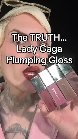 Is the NEW @ladygaga lip glaze plumping #lipgloss Jeffree Star Approved?! 🤔 #makeupreview #jeffreestar #hauslabs #ladygaga #BeautyTok 