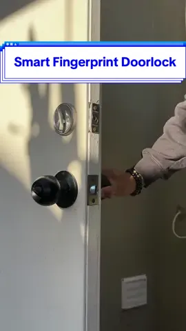 Does anyone practice their unlocking times? #tiktokshop #ttshop #doorknob #smarthome #smarthometechnology #fingerprintlock #fingerprint #doorlock #smartfingerprintdoorlock 