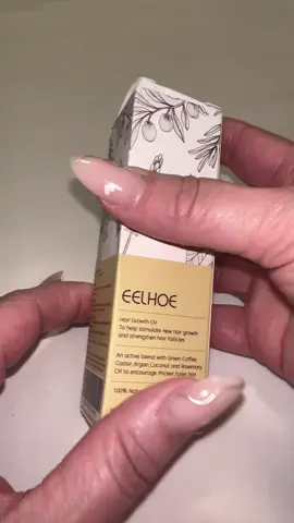 Trying new hair products this hair growth oil from @EELHOE HAIR is light weight not greasy & smells amazing 100% Natural #fyp #naturalhair #naturalhairjourney 